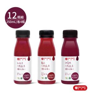 【Day Juice果日飲】 冷壓蔬果纖活飲-紫拿鐵組 (12入)