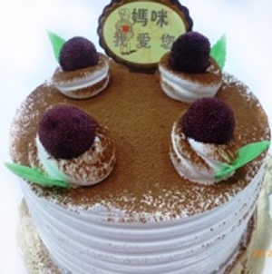 10吋義式巧克力誕糕(奶素)