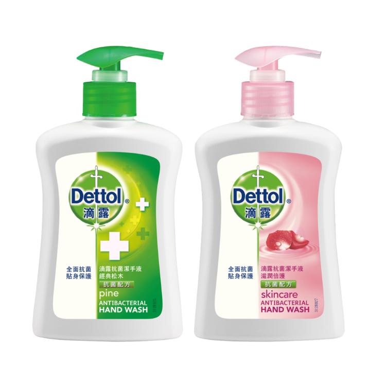 【Dettol 滴露】滴露滋潤倍護/經典松木潔手液洗手乳(250ml/瓶)