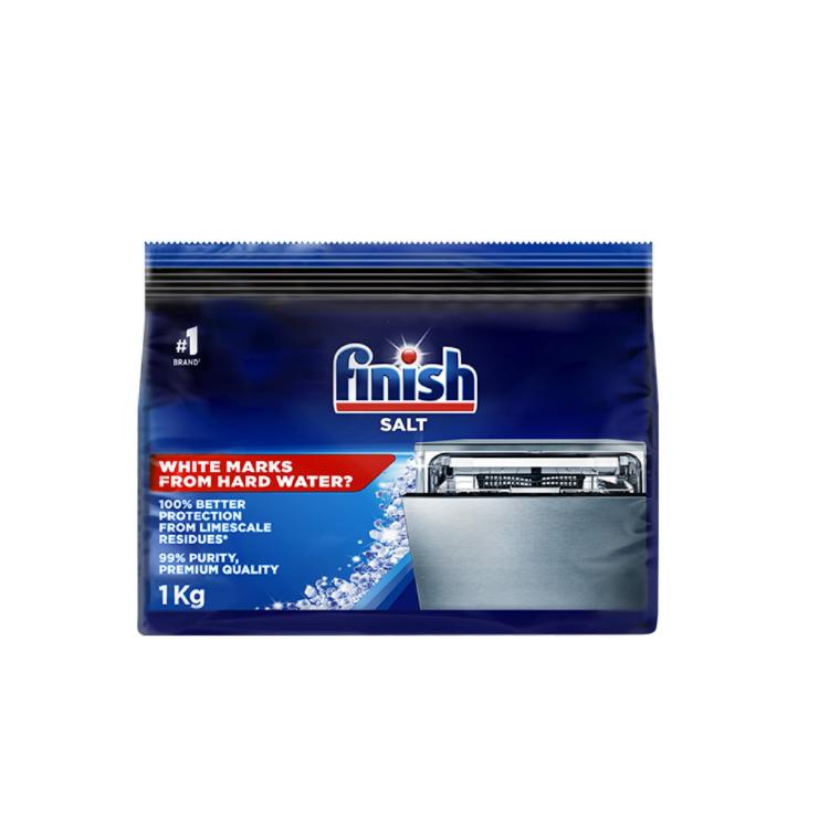 finish亮碟-洗碗機軟化鹽(1kg/包)官方公司貨