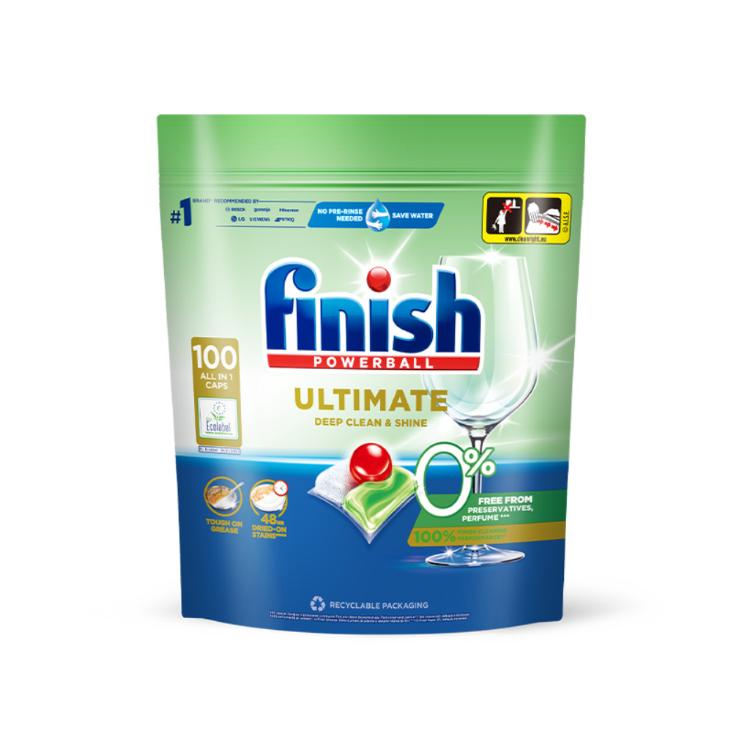 finish亮碟-洗碗機專用零添加洗碗凝珠(100顆)官方公司貨