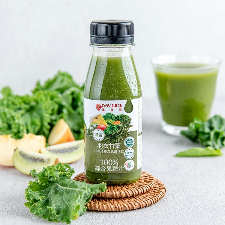 【Day Juice果日飲】 冷壓蔬果纖活飲-綠拿鐵組 (12入)