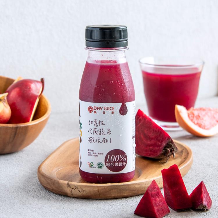 【Day Juice果日飲】冷壓蔬果纖活飲6瓶組-紫拿鐵組