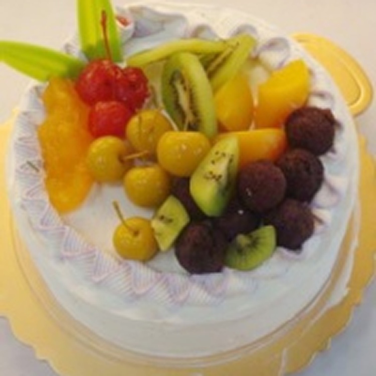 10吋水果誕糕(奶素)