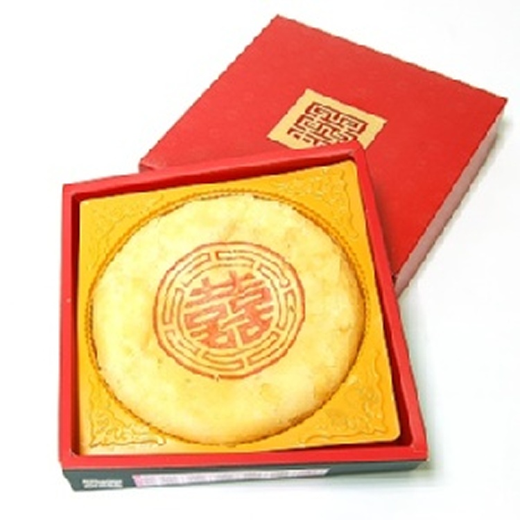 三Q綠茶喜餅(全素)一斤