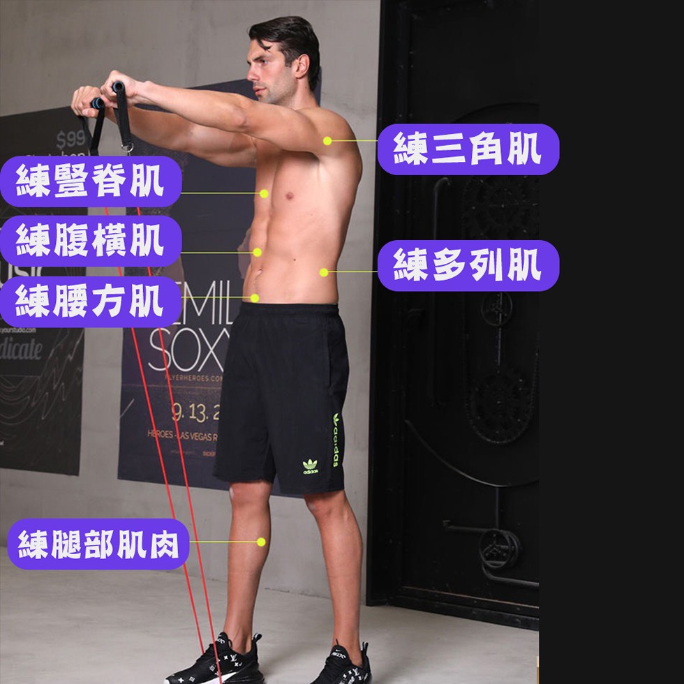 練三角肌，練豎脊肌，練腹橫肌，練多列肌，練腰方肌M，練腿部肌肉。