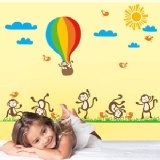 AY-847 ☆╮一等獎 壁貼 批發╭★ 90×60cm 第三代 不傷牆面 重複撕貼 特價：$75