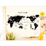 【一等獎 壁貼】《世界地圖DM57-0168》環保 不傷牆面 可重複撕貼
