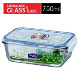 LLG-431 樂扣玻璃微波烤箱保鮮盒長方型(750ml)
