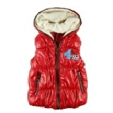 韓單中童連帽夾棉背心 尺寸:110/130