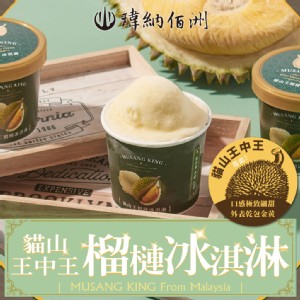 【瑋納佰洲】D197貓山王榴槤冰淇淋