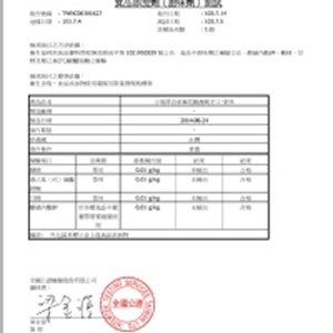 不含人工糖精、甜味劑檢驗合格報告 特價：$0