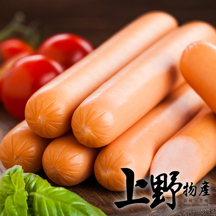 【上野物產】正宗德式熱狗條(小熱狗) 1包50條 冷凍食品