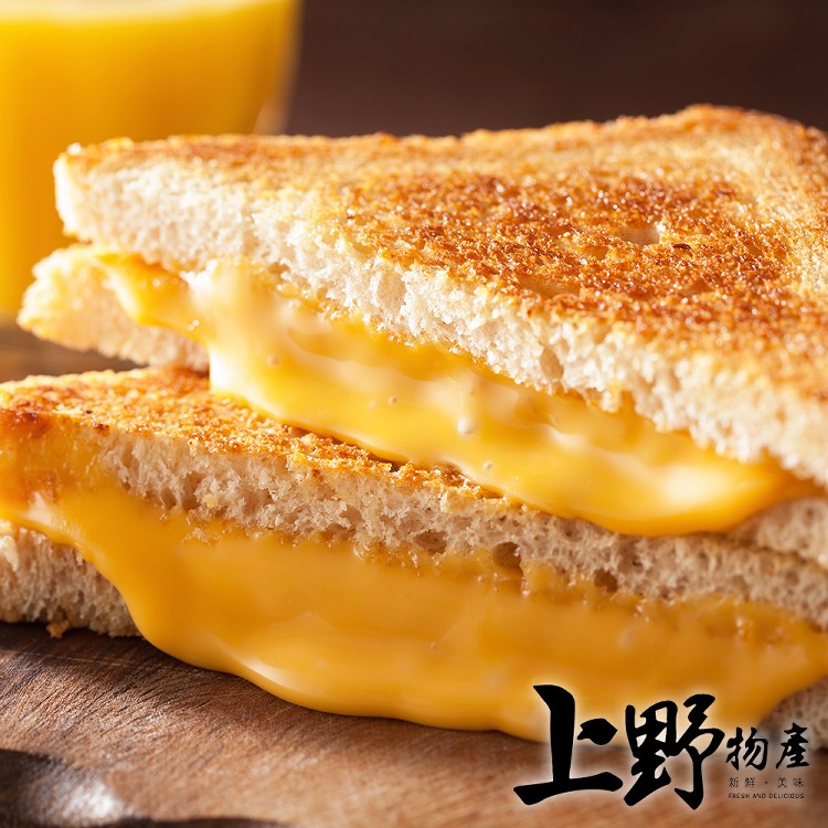 【上野物產】早餐香濃 起司片 1條84片 起司/乳酪/吐司/漢堡/早餐