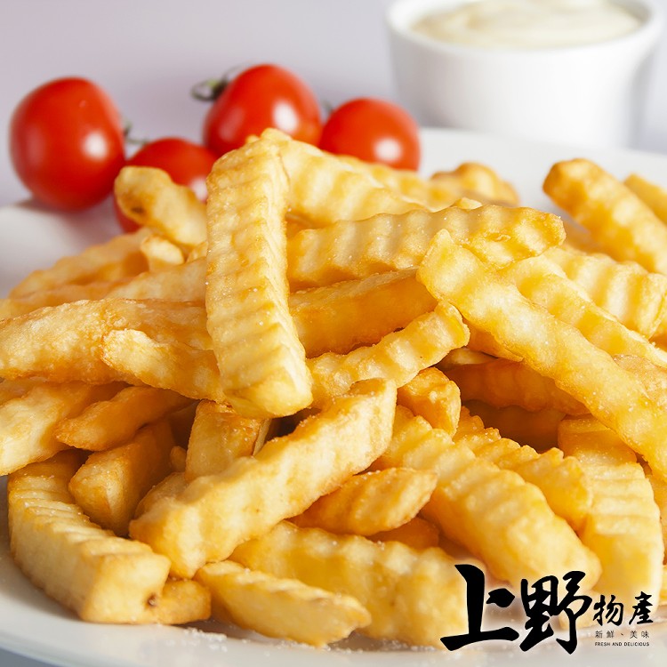 【上野物產】比利時進口 產地直送 酥炸波浪薯條 冷凍食品