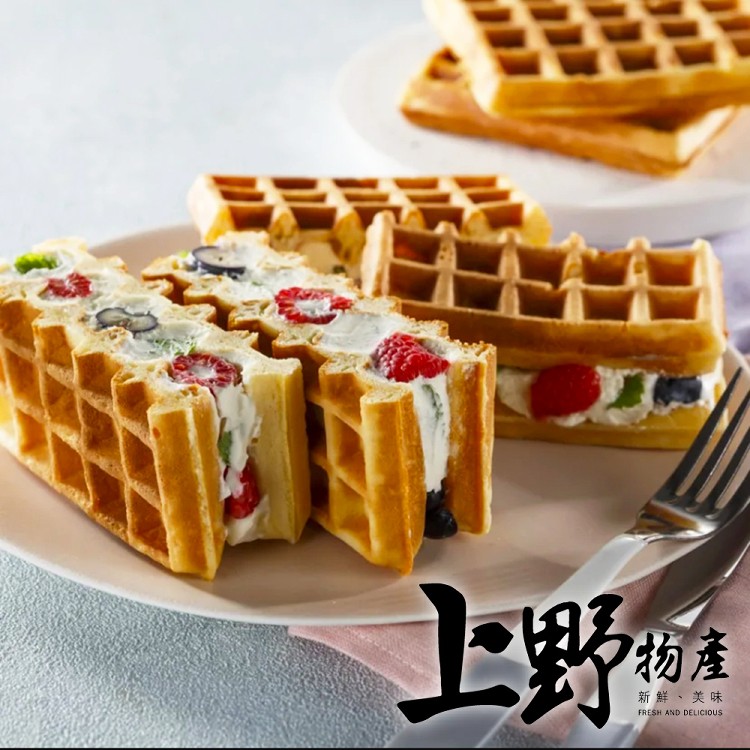 【上野物產】餐廳用 即食厚鬆餅 1包5片