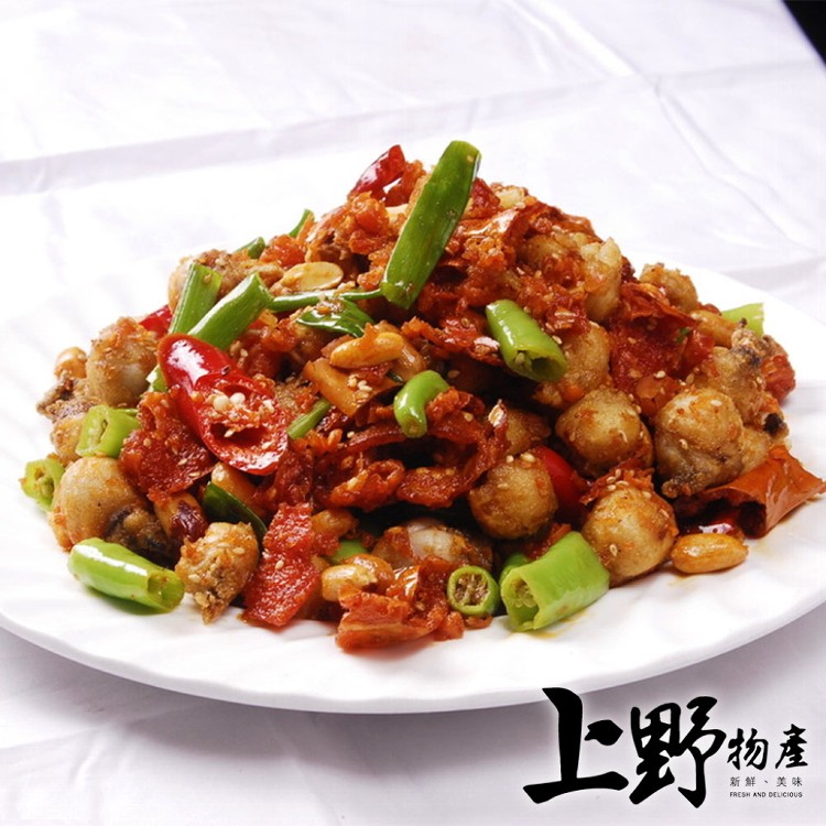 【上野物產】花椒麻辣龍珠魷魚嘴 調理包/料理包