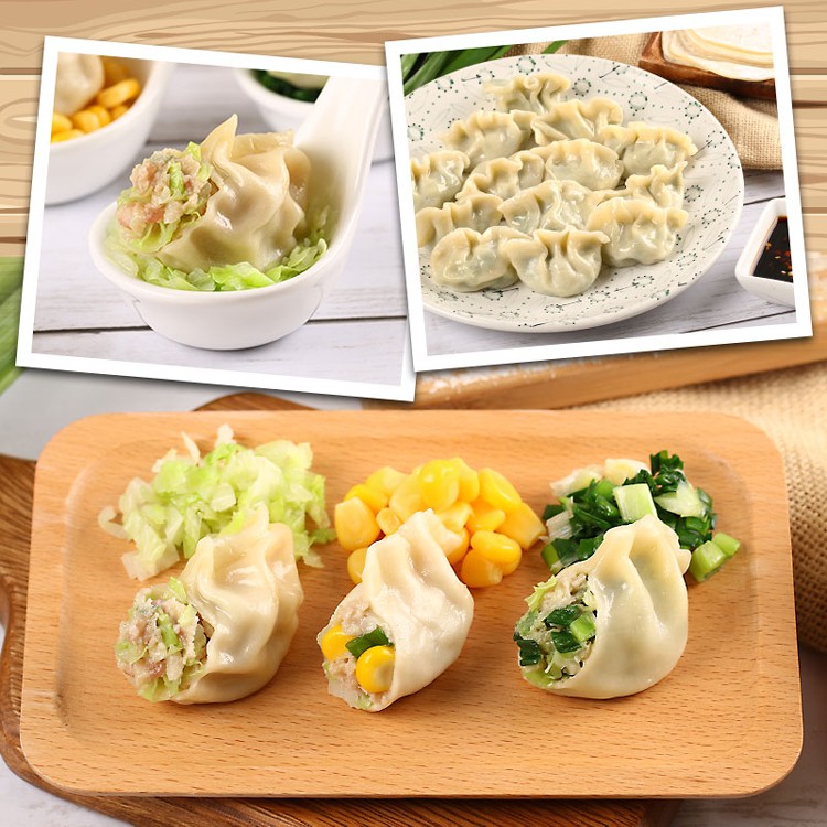 【愛上美味】東北手工水餃任選(高麗菜/韭菜/玉米)