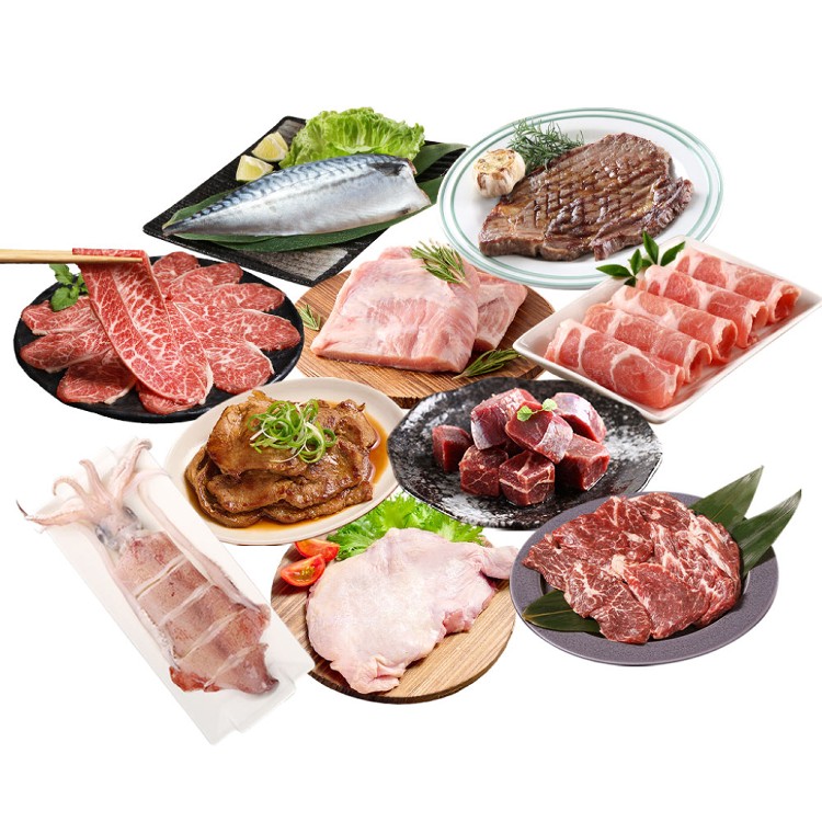 【真美味】2025中秋烤肉經典海陸10件組(燒烤/BBQ/團聚/烤肉組/肉品)