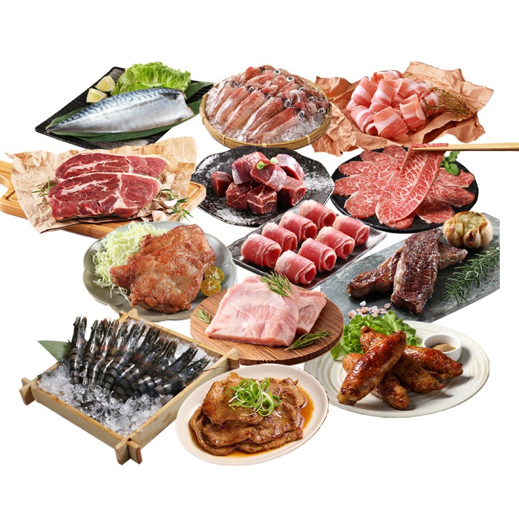 【真美味】2025中秋烤肉澎派海陸14件組(燒烤/BBQ/團聚/烤肉組/肉品)
