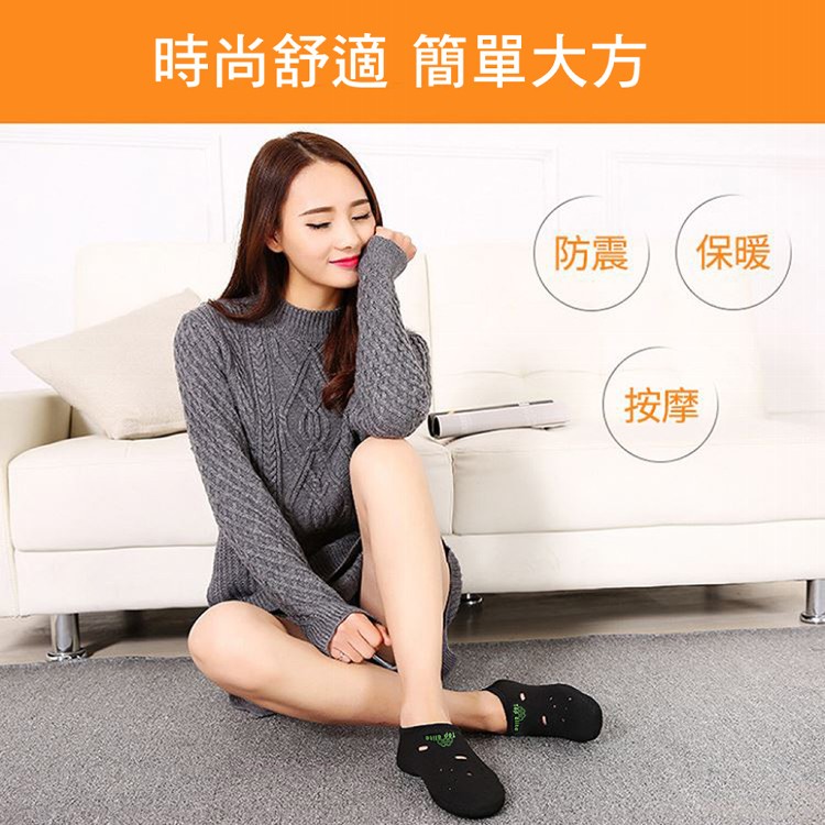 【輕鬆境界】韓國發熱襪 保暖防滑地板襪(可當室內拖鞋)
