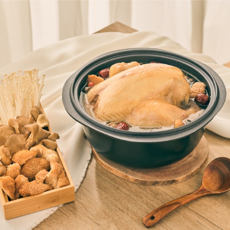 【123雞式燴社】全雞(2.5kg)養生雞湯五種口味任選 胡椒豬肚、猴頭菇、百菇、人蔘、十全