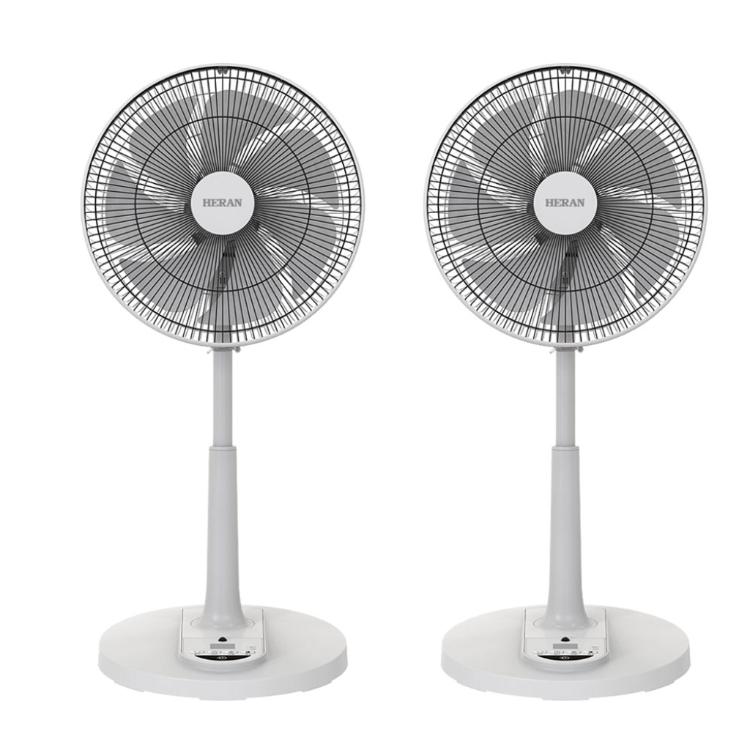 【禾聯HERAN】14吋智能變頻DC風扇 HDF-14AH740黑+白兩入組合