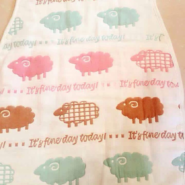 八層紗綿羊防踢被