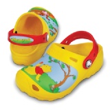 ☆香港官網專櫃正品☆crocs小熊維尼3D洞洞鞋/涼拖鞋/休閒鞋