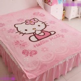 預購日本kitty珊瑚絨毛毯/冷氣毯 =150*200cm= 特價：$350