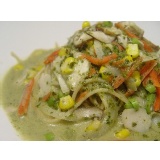 青醬鮮蔬野菇(含直麵) 特價：$35