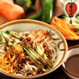 【傳統味關廟麵】麻醬乾麵 特價：$25