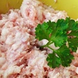 五花肉絞肉(含皮)：600g (8折優惠中)