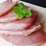 里肌肉(切片)(6mm)：600g