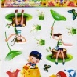 883 小火車～2011年新版開關組合貼 牆貼壁貼 尺寸:20CMX15CM(大)