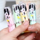 897 ★創意文具可愛女孩 彩色唇膏/橡皮擦