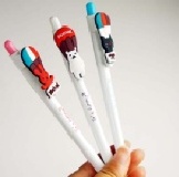 907 韓版熱氣球可愛原子筆~要收集來信喔 (3款單支隨機出貨) 特價：$7