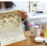 939 韓版的蕾絲中號旅行收納袋