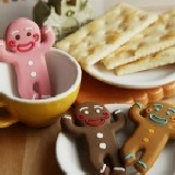 958 傳說的聖誕可愛薑餅人~現身啦~捲線器 (3色隨機出貨)