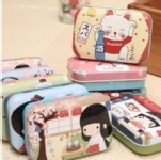 996 櫻花妹小鐵製收納盒~2012最新 單款隨機出