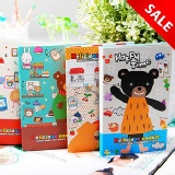 1019 創意文具 卡通小熊三折便條本