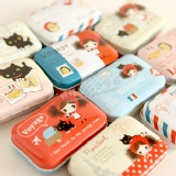 1043♥普拉♥巴黎的生活 小鐵製收納盒~2012最新 7.15~20到貨 (隨機出貨)