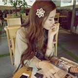 2422♥ 韓國時尚金色氣質鏤空復古花朵髮夾