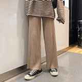 ❤️垂墜感秋冬螺紋針織寬褲❤️