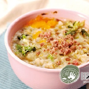 小寶寶粥 適合6個月~1.2歲大(左右)的寶寶、老人家及術後病人食用。 特價：$600