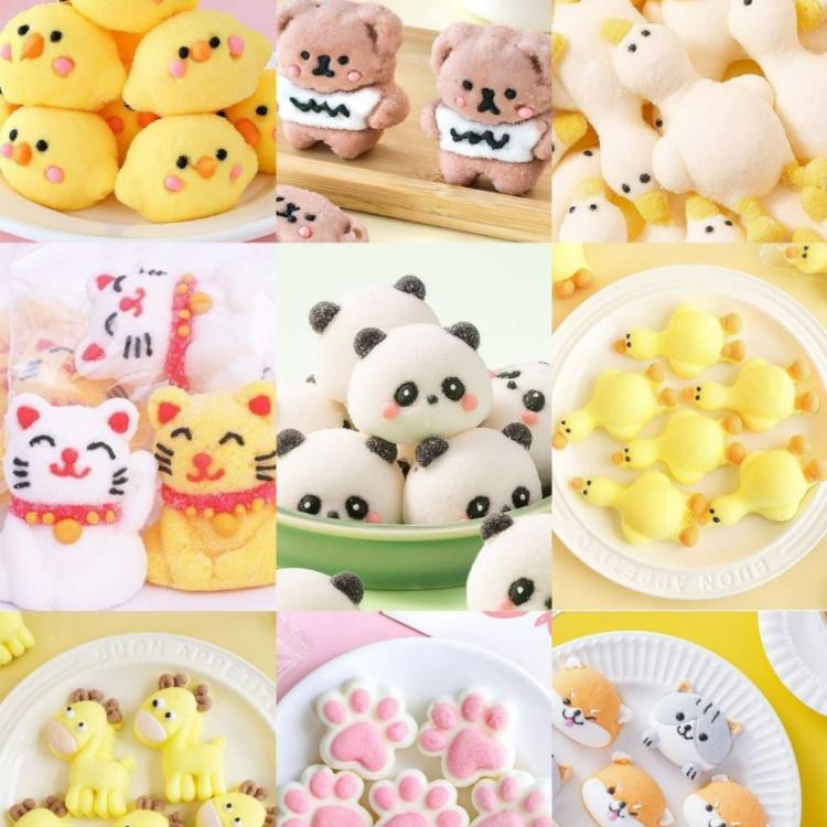 3D立體造型棉花糖(一個圖案單獨包裝,一包一個 )