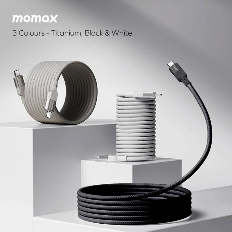 MOMAX Mag Link 1米 USB-C to USB-C 100W USB2.0 磁吸連接線
