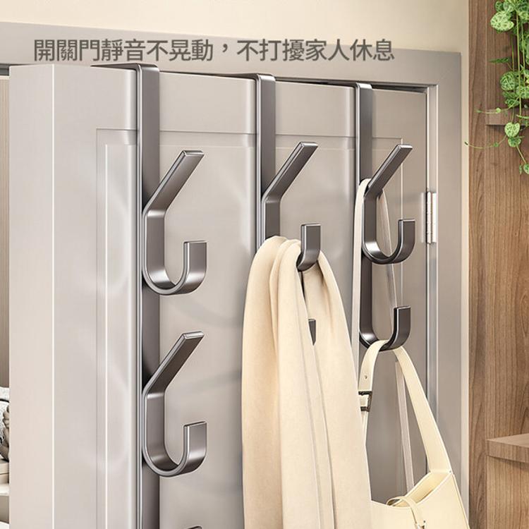 【CityStar】樹枝型門上免打孔掛勾收納架