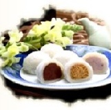 麻糬禮盒~傳統綜合10入 紅豆.花生.芝麻.香芋 特價：$120