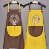 春夏新款防水防油日系圍裙